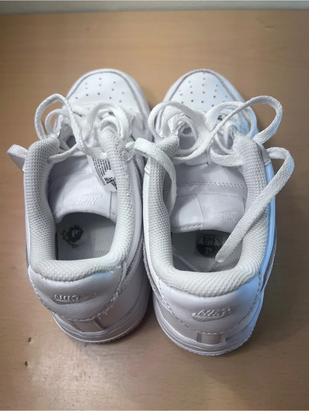 Nike Air Force 1 Low White Youth Shoes Size 2Y - 314193-117
